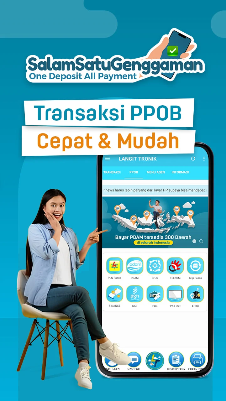 Langit Tronik: Pulsa Data PPOB screenshot